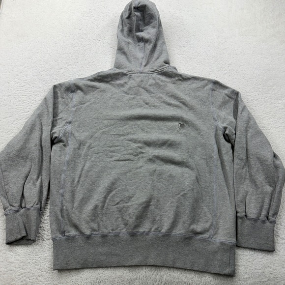 VTG Nike Team MLB New York Yankees Hoodie Gray Embroidered Sweatshirt Mens M - Picture 10 of 11